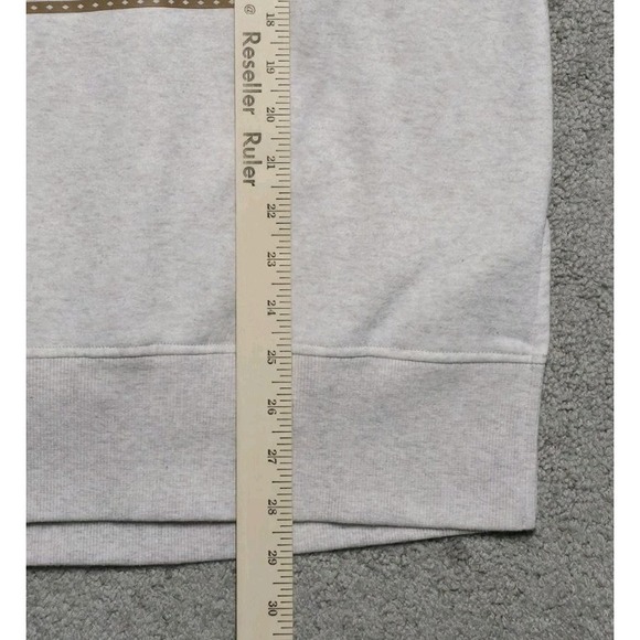 Buc-ees Aztec Tunic Pullover‎ Sweatshirt Soft Womens Large Beige - Picture 10 of 12